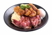 『勝牛ホームラン丼』：1,400円