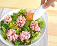 ハム花ブーケサラダ