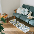【PEANUTS×Afternoon Teaの新シリーズ】マグカップ360ml 各¥1,760、ドロップクッション ¥4,620、シートクッション ¥3,520、ヌイグルミM ¥5,500、ダイカットロングマット ¥7,260