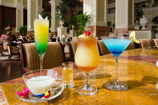 東京ディズニーランドホテル ドリーマーズ・ラウンジ ノンアルコールカクテル4種 ©Disney 