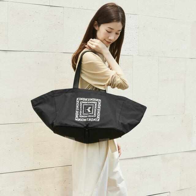 【紀ノ国屋 折りたためる保冷カゴバッグ】買い物はもちろん、旅行やレジャーなど幅広く活躍！