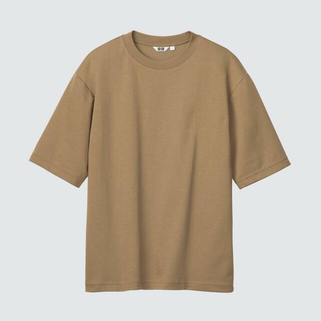 エアリズムコットンオーバーサイズTシャツ（5分袖）¥1,990→¥1,290｜ユニクロ「40周年感謝祭」