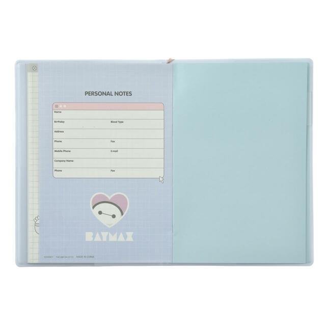 ベイマックス&ベイマックス2.0 手帳・スケジュール帳 B6 I Love BM CALENDAR&ORGANIZER 2026 1,800円