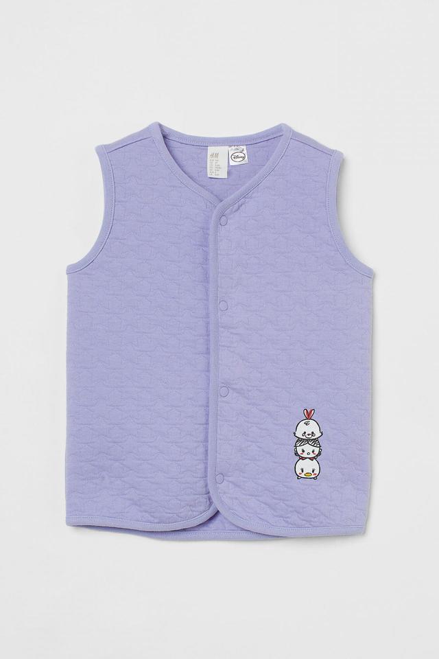 プリントキルティングベスト¥1,999