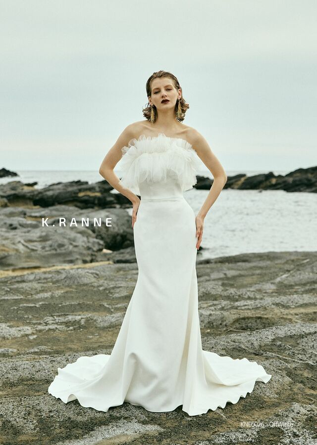 「K.RANNE-クランネ-」新作ウェディングドレス KNE0026_OffWhite