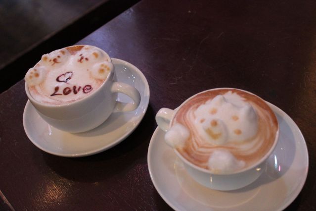 ラテ-1／3Dラテアート、見事！