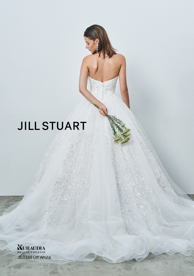 【JILL STUART(ジルスチュアート)新作ウェディングドレス】JIL0388-Off_White