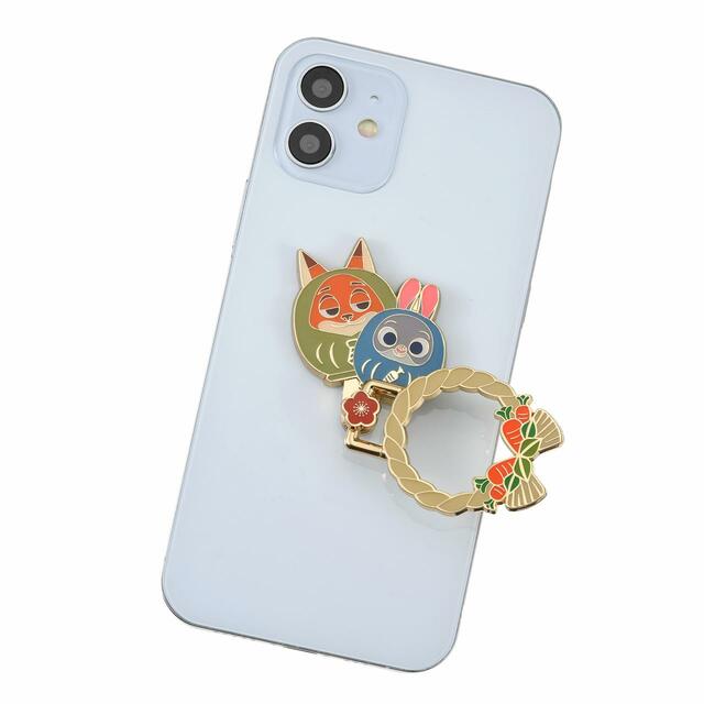 ジュディ・ホップス&ニック・ワイルド スマートフォンリング HAPPY JUDY YEAR 1,980円