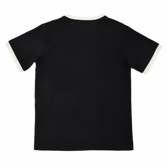 ミッキー 半袖Tシャツ リンガー ブラック DISNEY レトロ喫茶 4,950円
