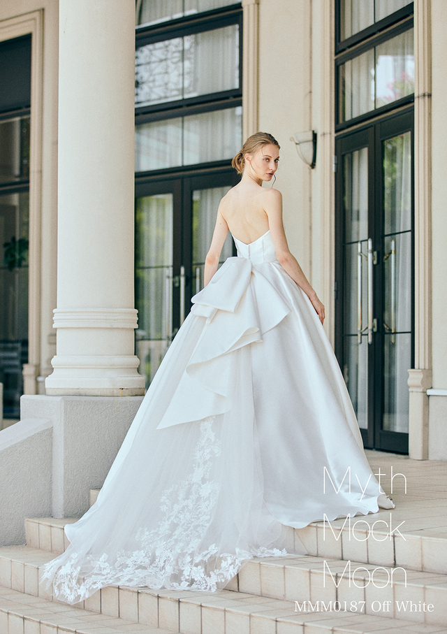 【Myth Mock Moon（ミスモックムーン）】新作ウェディングドレス：MMM0187_Offwhite