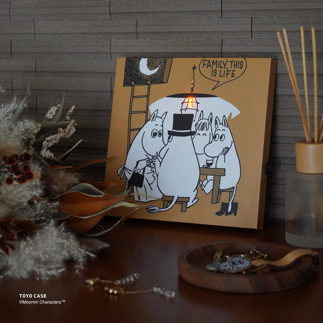 「LEDキャンバスアートポスター ムーミン」2,990円（税込）