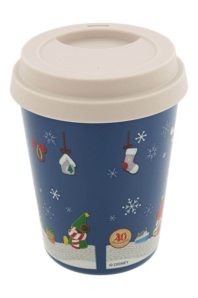 スーベニアタンブラー 対象ドリンクにプラス1,800円｜「ディズニー・クリスマス」スペシャルメニュー｜東京ディズニーリゾート40周年“ドリームゴーラウンド”｜販売店舗：東京ディズニーランド「リフレッシュメントコーナー」、東京ディズニーシー「ザンビーニ・ブラザーズ・リストランテ」｜販売期間：2023年11月1日（水）〜12月25日（月）