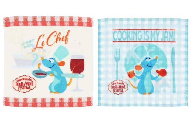 ミニタオルセット 2,000円｜「東京ディズニーシー・フード＆ワイン・フェスティバル」スペシャルグッズ｜販売店舗：東京ディズニーシー「スチームボート・ミッキーズ」｜発売日：2026年4月8日（水）