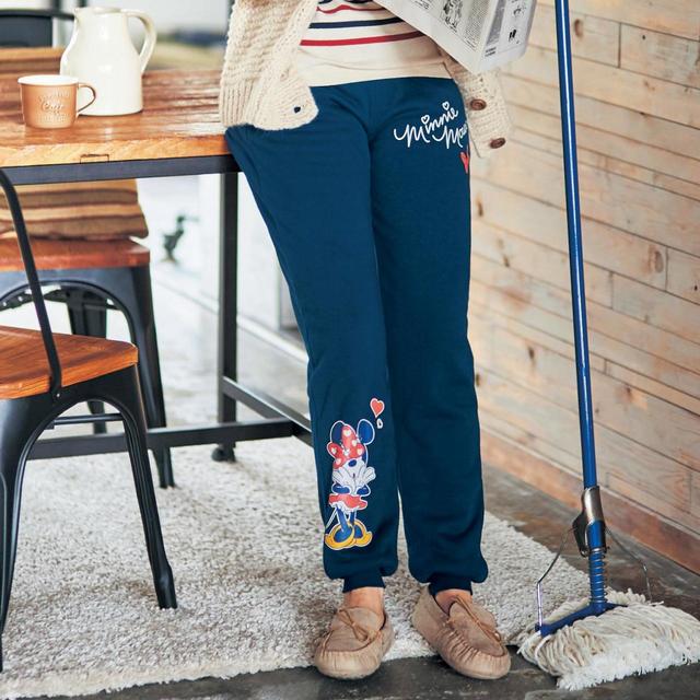 ディズニー 腹巻付き裏ボアルームパンツ
