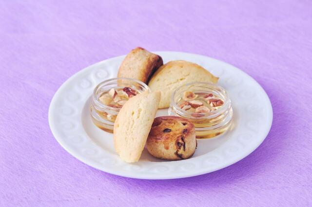 「スコーン（2名分）」＜期間：2024年10月1日～11月18日＞【マロンや紫芋の“パープルスイーツ”でプリンセス気分♪「プリンセスアフタヌーンティー」開催】