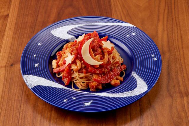 シーフードペスカトーレ 1,580円｜「ディズニープラス」タイアップCafe by THE SUN & THE MOON