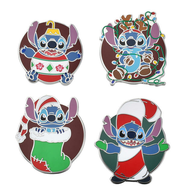 スティッチ シークレットピンバッジ DISNEY CHRISTMAS 1,600円