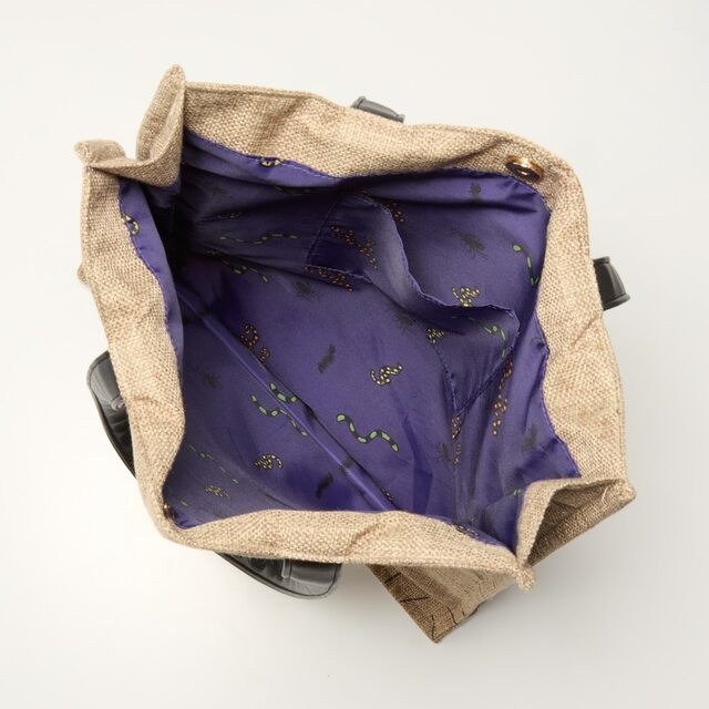 麻調素材のトートバッグ「ウギー・ブギー」｜￥4,990 （税込）