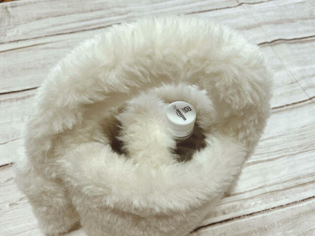 550mlのペットボトルは上部が少し飛び出してしまうため、350mlのペットボトルがおすすめ