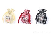 【MILKFED.×ハローキティ】「F2F DRAWSTRING POUCH」¥4,400(LtYELLOW,RED,BLACK)※オンライン限定