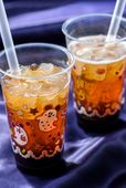 スパークリングブラックティータピオカドリンク
