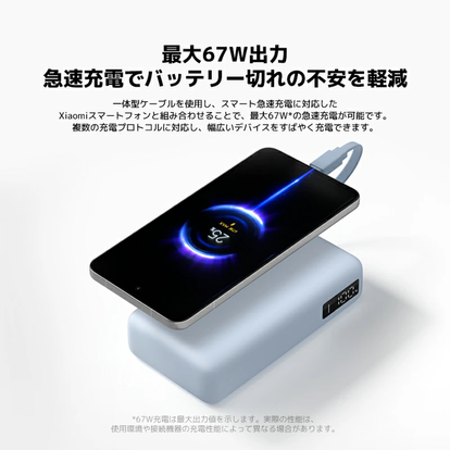 Xiaomi 15T 本体 67W充電器付き Xiaomiの「全部入れてくれました」モバイルバッテリー、本日発売ですよ