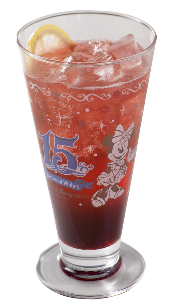 スペシャルソフトドリンク、 コレクタブルグラス付き(ミニー)