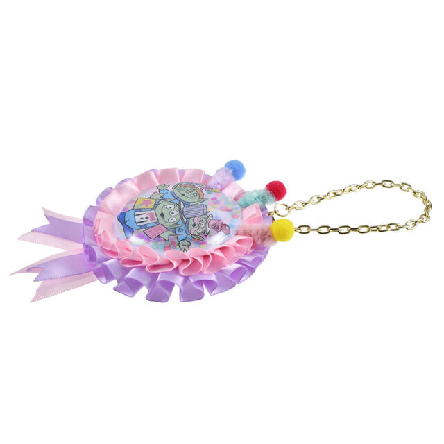 リトル・グリーン・メン／エイリアン 缶バッジ ロゼット チェーン付き TOYSTORY 30TH 2,000円