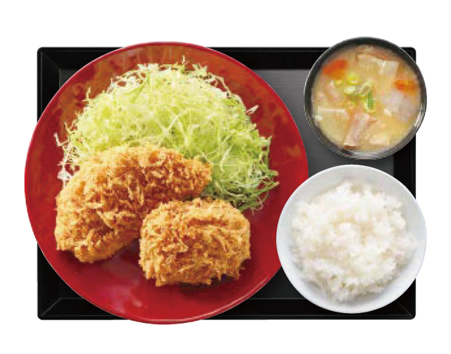 ロース・メンチカツ定食