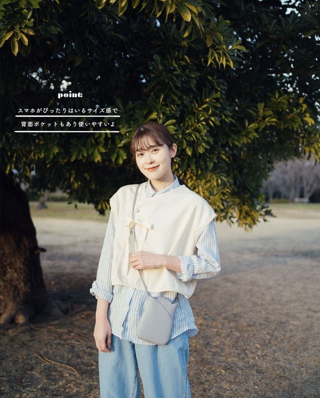 【チューリップバッグ】スマホショルダーバッグ/¥3,190（税込）