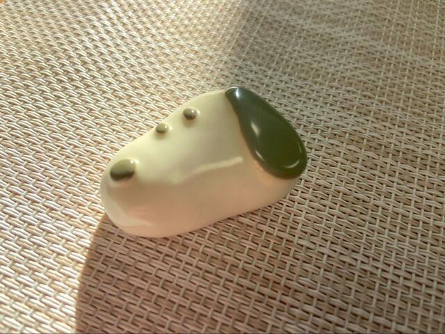 【SNOOPY茶屋 ​​じょうよ饅頭型箸置き】和菓子みたいなころんとした丸みが魅力