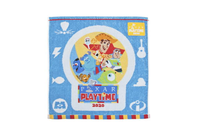 ウォッシュタオル 750円｜縦約35×横約34cm｜販売店舗「エンポーリオ」｜東京ディズニーシー「ピクサー・プレイタイム」スペシャルグッズ