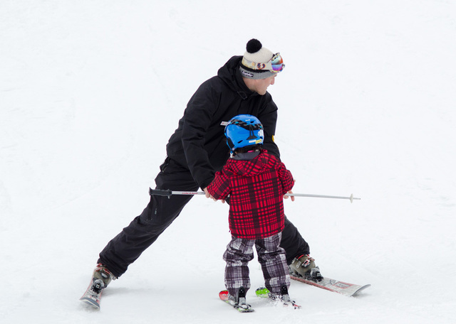 心配した4歳児も、難なくエスコートしてくれた｜Snow Country Instructors