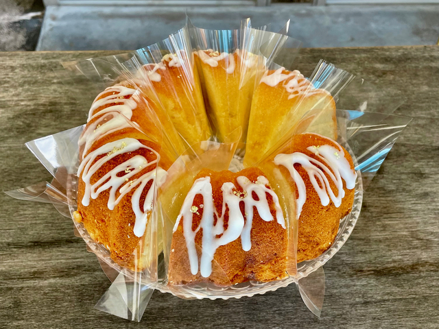 【アンダーブラフコーヒー】レモンブントはこんなふうにディスプレイされています