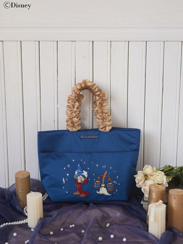 FANTASIA/サテンフリルトートプチバッグ¥6,800|Maison de FLEUR「Disney Collection」