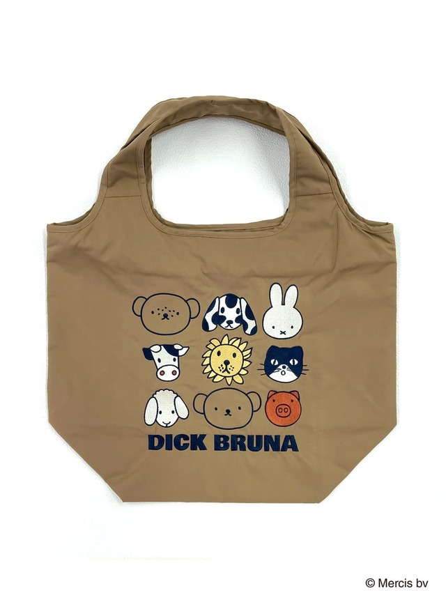 【ミッフィー「刺繍バッグ」】価格：￥6,050、サイズ：約W45×H36×D20cm／ミッフィー、ボリス、バーバラと動物たちが並んだデザイン