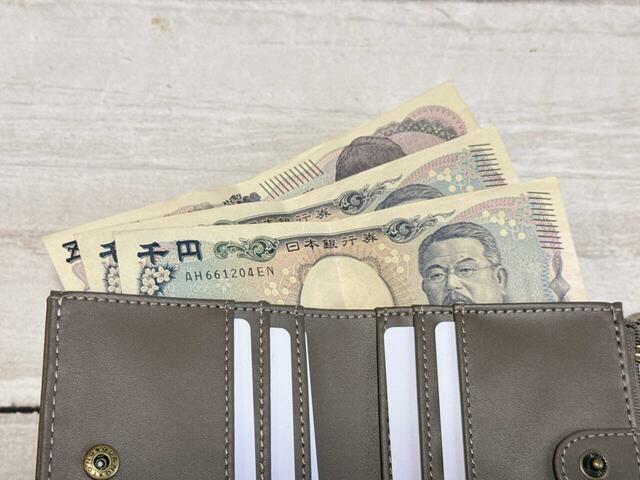 【しまむら】スヌーピーのお財布「レディース オリサイフ(PEANUTS)」紙幣を折らずに入れられるのがうれしいポイント