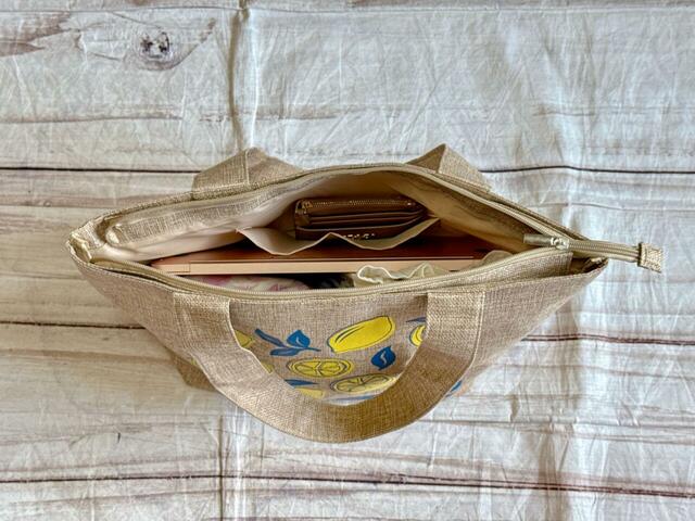 【カルディ　レモンバッグ】想像以上の収納力にびっくり！