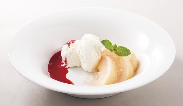 桃のクレームダンジュ