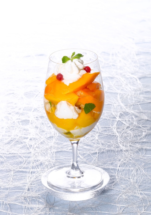 「アップルマンゴーパフェ」＜980円（税込1,078円）＞【アップルマンゴー ～Mellow Apple Mango～】