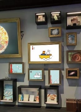 【KOBE PORT TOWER × Dick Bruna TABLE in KOBE Waterfront】AQUARIUM×ART átoa（アトア）／コラボ額装展示　※画像はイメージです