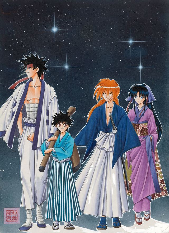 「仲間とは」カラー原画　展示期間　前期（1/22～2/10）