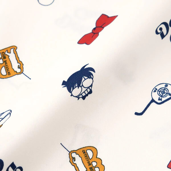 【GU】サテンパジャマ(半袖&ロングパンツ) Detective Conan/¥2,990