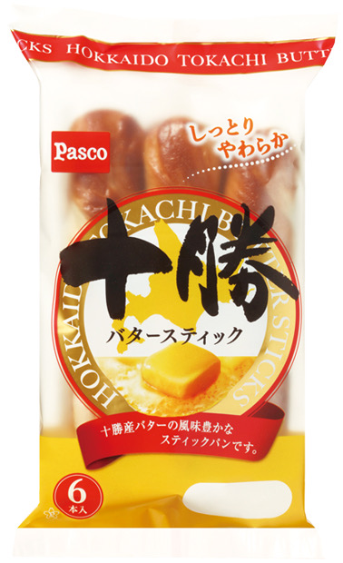 【Pasco人気菓子パン・総菜パンランキング 4位】「十勝バタースティック　6本入」オープン価格