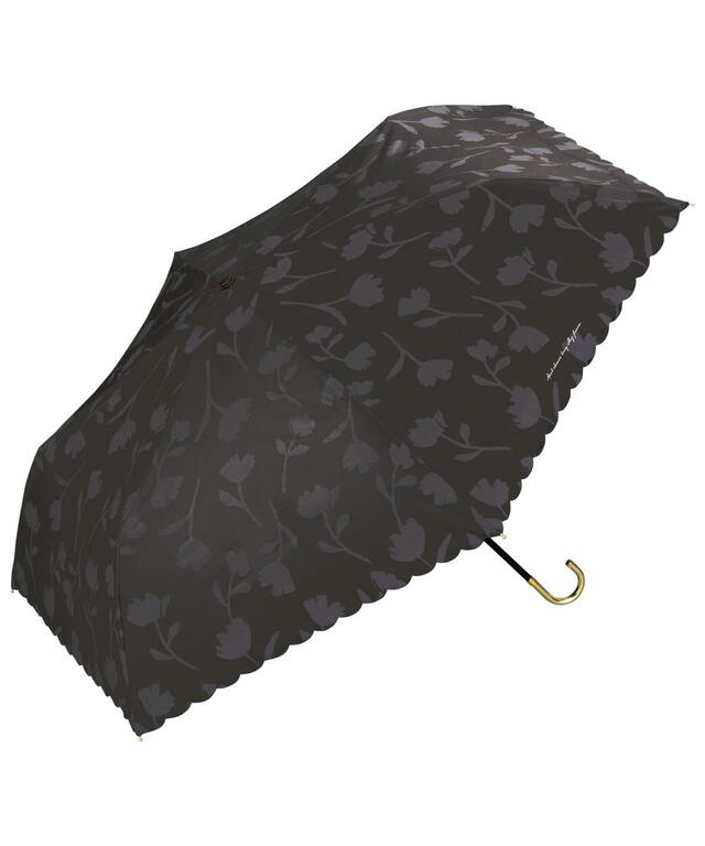 【Wpc.のおしゃれ日傘売上ランキング 10位】「Wpc. 遮光フラワーシャドウミニ チャコール」3,080円（税込）