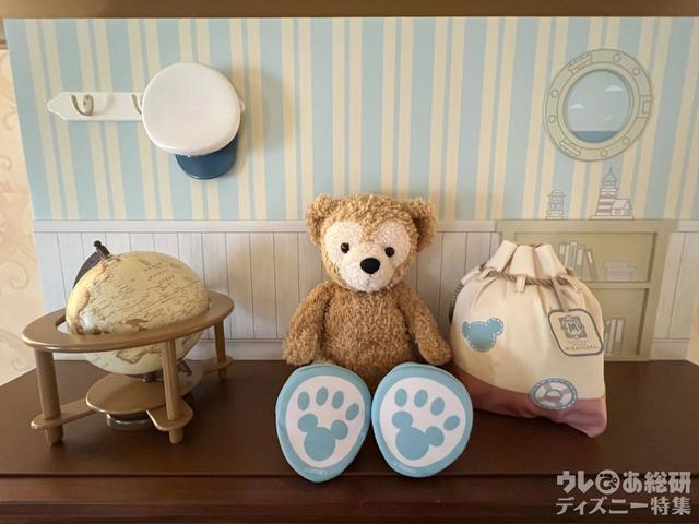 東京ディズニーシー・ホテルミラコスタ「ダッフィーのワンダフル・ヴォヤッジ」スペシャルルームでぬい撮り