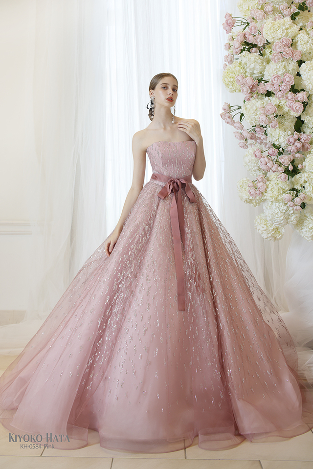 KIYOKO HATA（キヨコハタ）新作ウェディングドレス　KH-0584_Pink