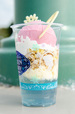 グレープシャーベットとブルーゼリーのサンデー｜東京ディズニーランド 2016年「アナとエルサのフローズンファンタジー」