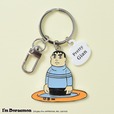 【ドラえもん「I’M DORAEMON POP-UP STORE」】メタルプレートキーリング　1,100円／「きれいなジャイアン」のファンにはたまらないキーリング