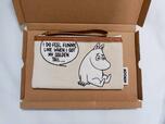 いざ付録のパッケージを開封！【SPRiNG 11月号増刊】付録：MOOMIN（ムーミン）スマホも入る「お財布クラッチバッグ」